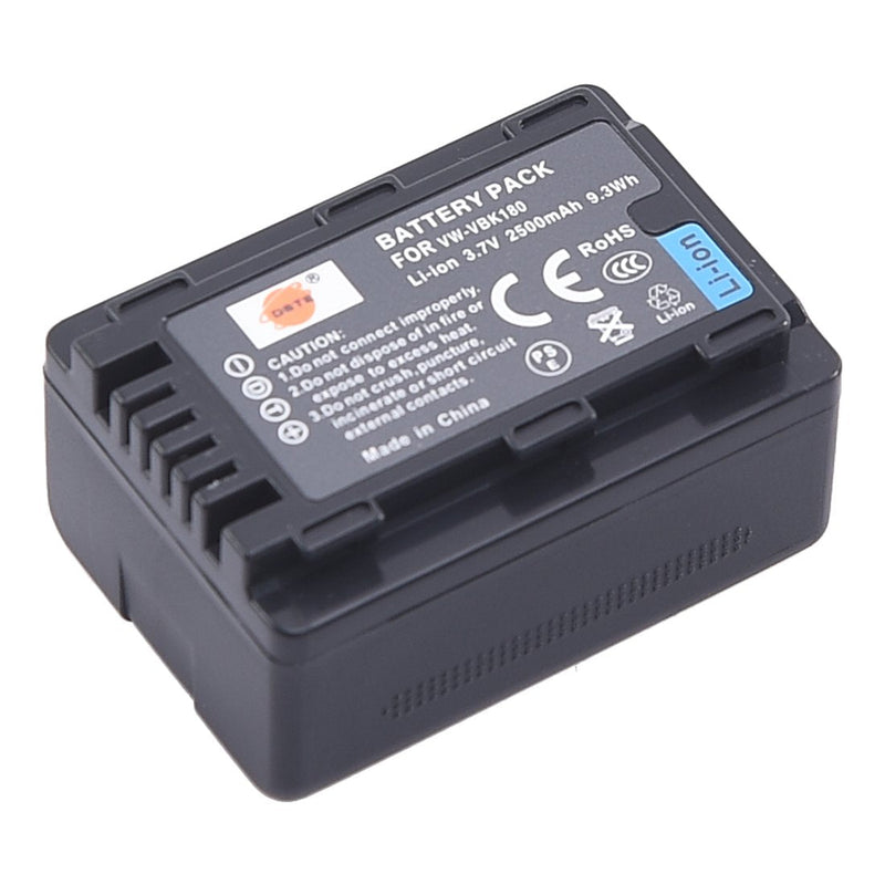 [AUSTRALIA] - DSTE Replacement for 2X VW-VBK180 Battery + DC106 Travel and Car Charger Adapter Compatible Panasonic SDR-H100 H101 HC-V500 V700 HDC-HS80 SD90 TM80 TM90 Camera as VW-VBL090 