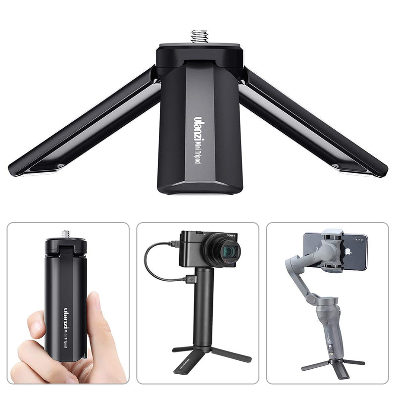 Mini Tripod, PICTRON Desktop Tabletop Tripod Stand, Mini Camera Tripod for Gimbal Handle Grip Stabilizer Selfie Stick Monopod, Smooth 4, Osmo Mobile, Vimble 2