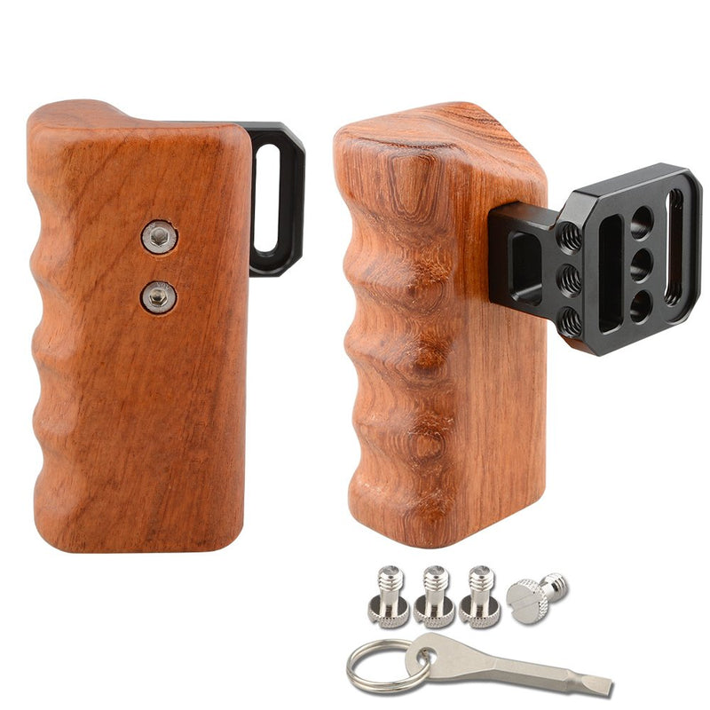 CAMVATE Wooden Handle Grips for Panasonic Camera GH Series(1 Pair)