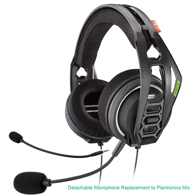 [AUSTRALIA] - Headset Mic Replacement for Rig 400, Turtle Beach, Afterglow AG6 and PS4 Xbox One Gaming Headphone, 3.5mm Detachable Microphone Attachment Parts 