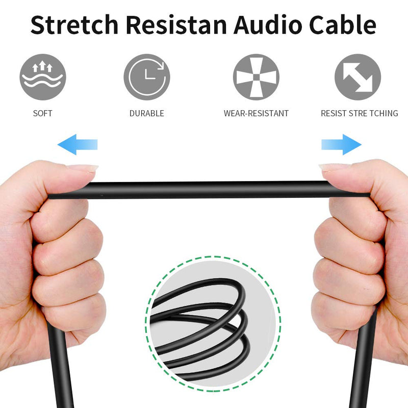 [AUSTRALIA] - DISINO XLR Female to Dual 1/4 inch Y Splitter Cable,Female XLR to Double 6.35mm Mono TS Plug Mic Audio Converter Adapter Cord - 3.3 feet 