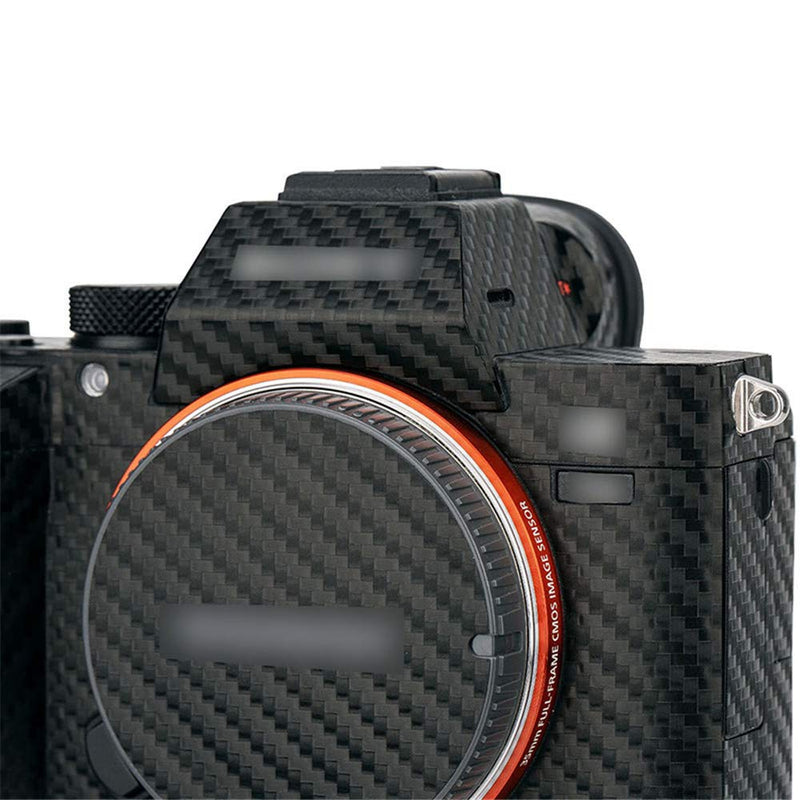 Anti-Scratch Anti-Wear Camera Body Skin Cover Protector Film for Sony A7SIII A7S3 (Fits A7S Mark III Only) - Carbon Fiber Black