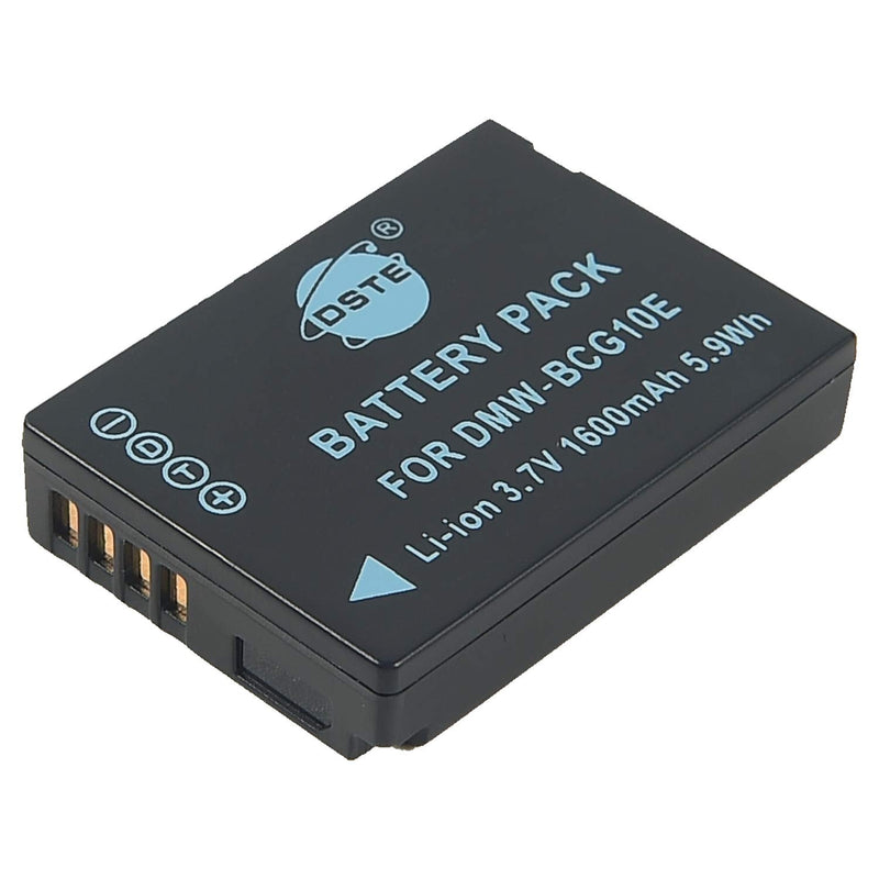 [AUSTRALIA] - DSTE® DMW-BCG10E Battery + DC57 Travel and Car Charger Adapter Compatible Panasonic Lumix DMC-ZS10 ZS15 ZS19 ZS20 ZS25 ZX3 TZ8 TZ10 TZ18 TZ19 TZ20 TZ25 ZR1 ZR3 Camera 