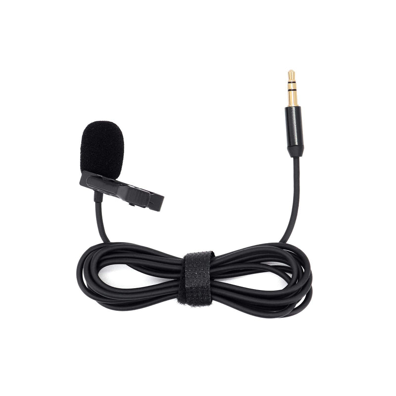 Hensych 3.5mm Collar Microphone Recording Mic USB Microphone with Clip 1.5M Line for Fimi Palm 2