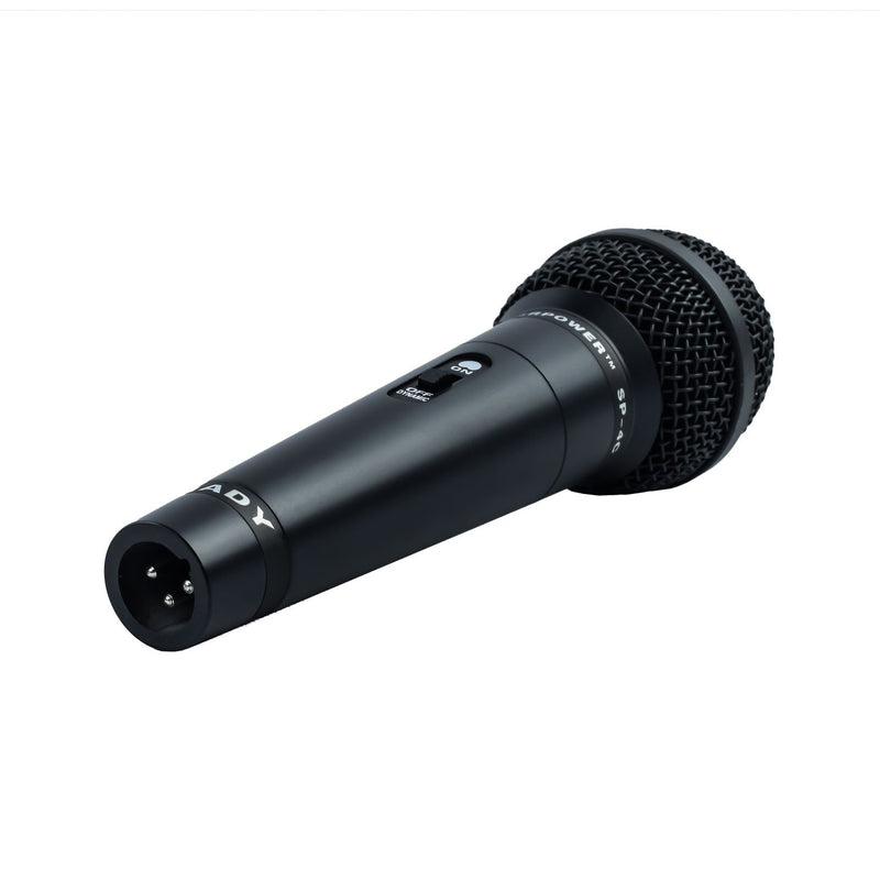 [AUSTRALIA] - Nady SP-4C Dynamic Neodymium Microphone - Professional vocal microphone for performance, stage, karaoke, public speaking, recording - includes 15' XLR-to-1/4" cable 