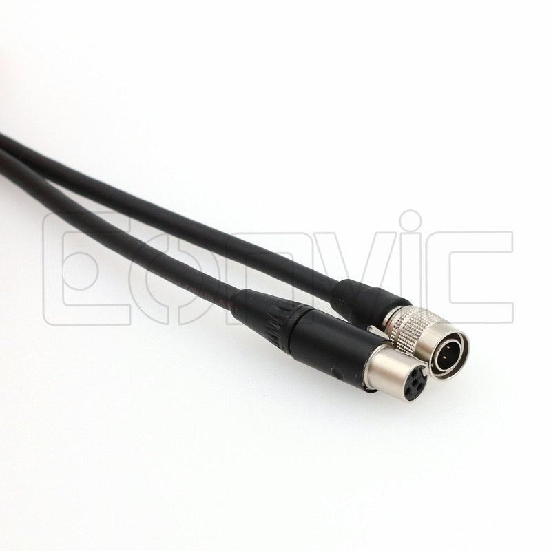 Eonvic Hirose 4 Pin to Mini 4 Pin XLR Power Cable for TVlogic Monitor