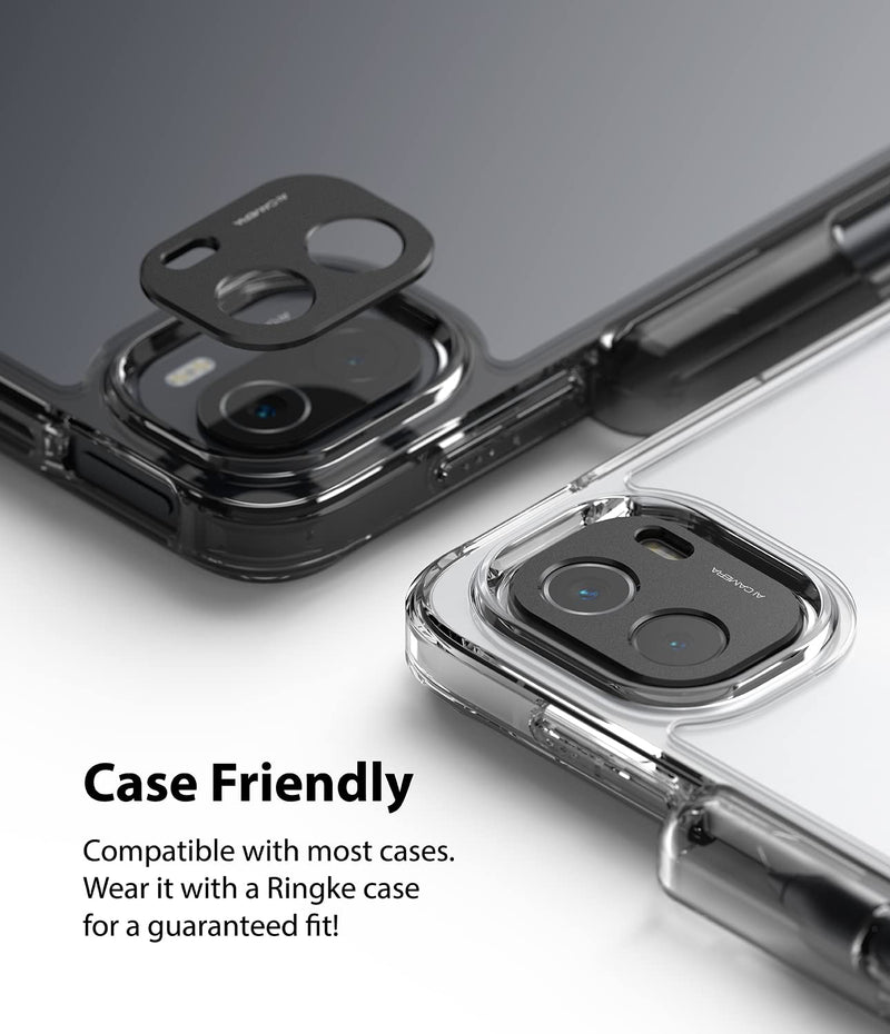 Ringke Camera Styling Compatible with Xiaomi Pad 5, Xiaomi Pad 5 Pro Camera Lens Protector, Aluminium Frame Tough Protective Cover Sticker - Black