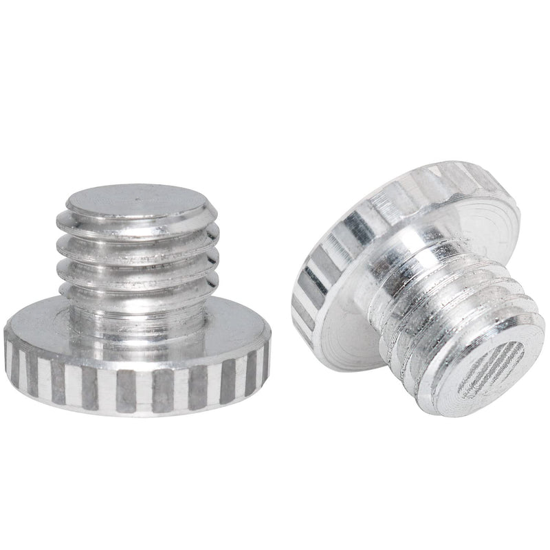 [AUSTRALIA] - LUORNG 2PCS 1/4 to 5/8 Screw Tripod Adapter Threaded Screw Adapter for Tripod Laser Level Adapter 