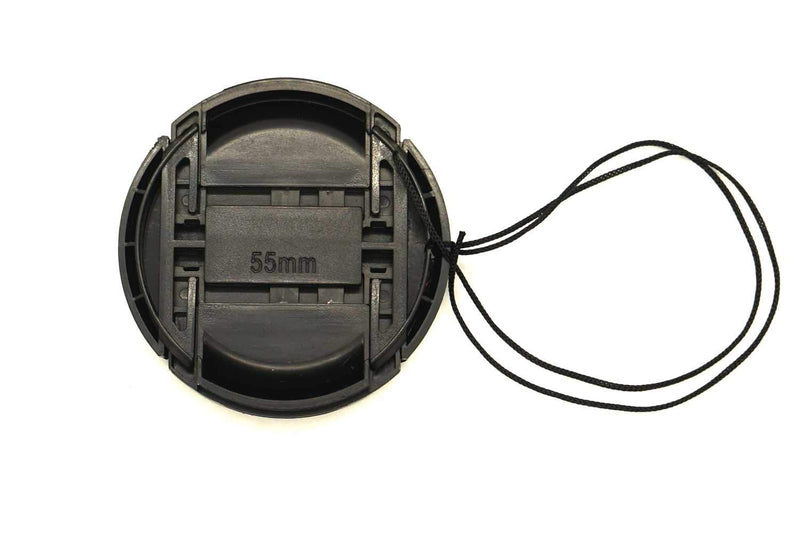 D3500 Lens Cap (55mm) for Nikon D3500 D5600 w/AF-P 18-55mm for Canon EF-M 11-22mm 18-150mm for Sony DSC-HX400 HX300 (3 Pack)
