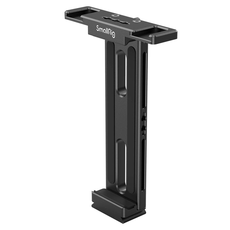 SmallRig Metal Holder for iPad Tripod Mount Adapter with 2 Cold Shoe, 1/4" Screw, w/ Plate for Acra Swiss Standard, for iPad Mini Air Pro Surface Pro (7.9” to 12.9”), Universal Tablet Clamp