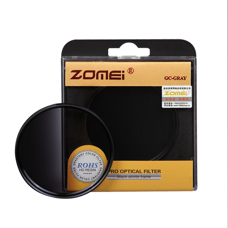 ZOMEI 77mm Graduated Gradual Neutral Density Filter Grey for Canon Nikon Sony Pentax Camera Lens Gray 77MM