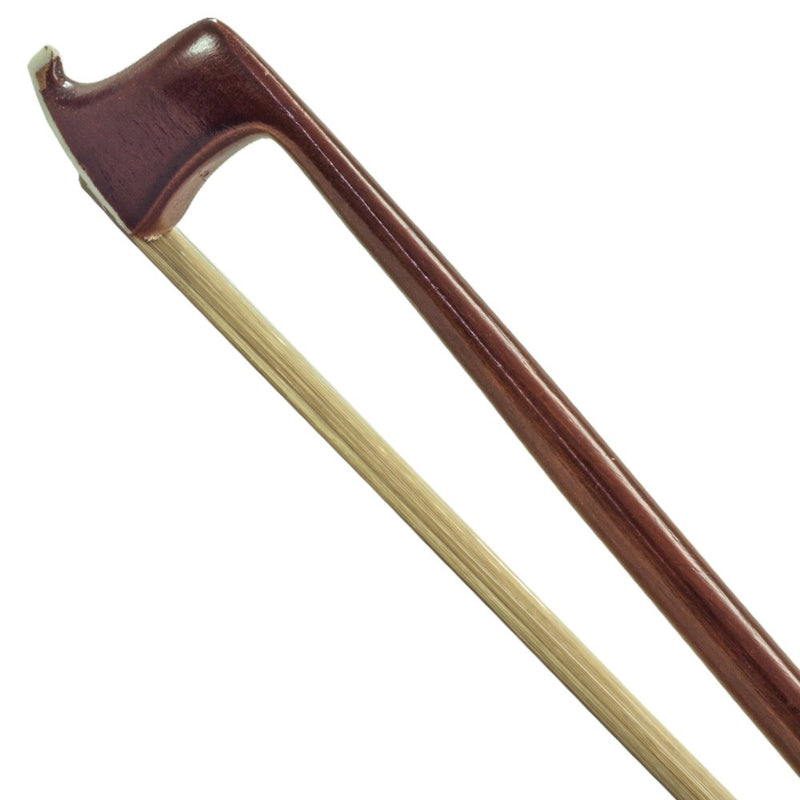 PAITITI 1/2 Size Violin Bow Round Stick Brazil Wood Mongolian Horsehair