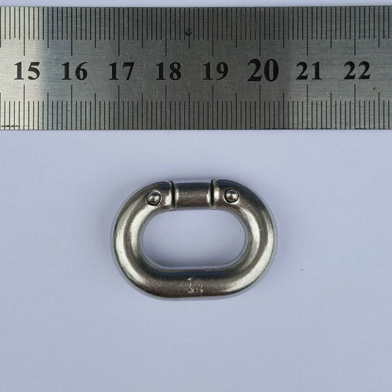 AISI 316 Marine Grade Stainless Steel Boat Anchor Chain Connecting Link 1/4"