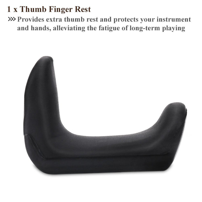 Rubber Clarinet Thumb Rest Cushion Protector 2pcs Comfortable Oboe Thumb Cushion 1.45-1.75cm Rubber Thumb Finger Rest Cushion for Oboe Clarinet Instruments(1.5mm) 2pcs 1.5mm
