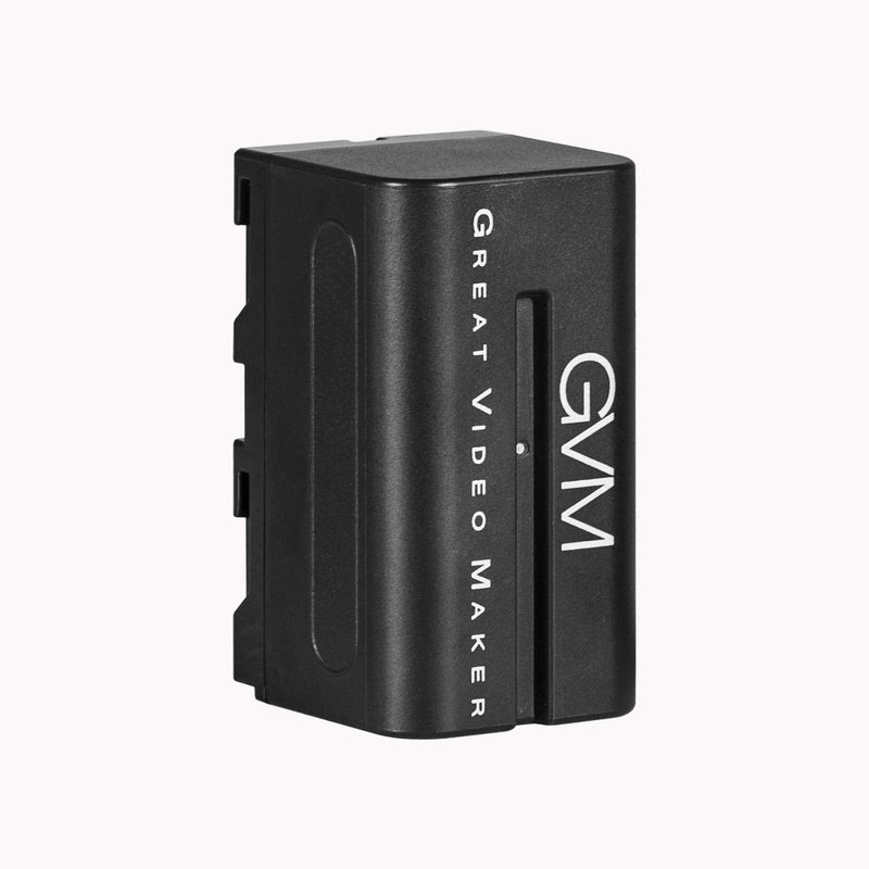 GVM NP-F750/770 4400mAh Batteries with Travel Chargers for NP-F975, NP-F960, NP-F950, NP-F930, NP-F770, NP-F750, NP-F550, DCR, DSR, HDR, FDR, HVR, HVL and LED Light