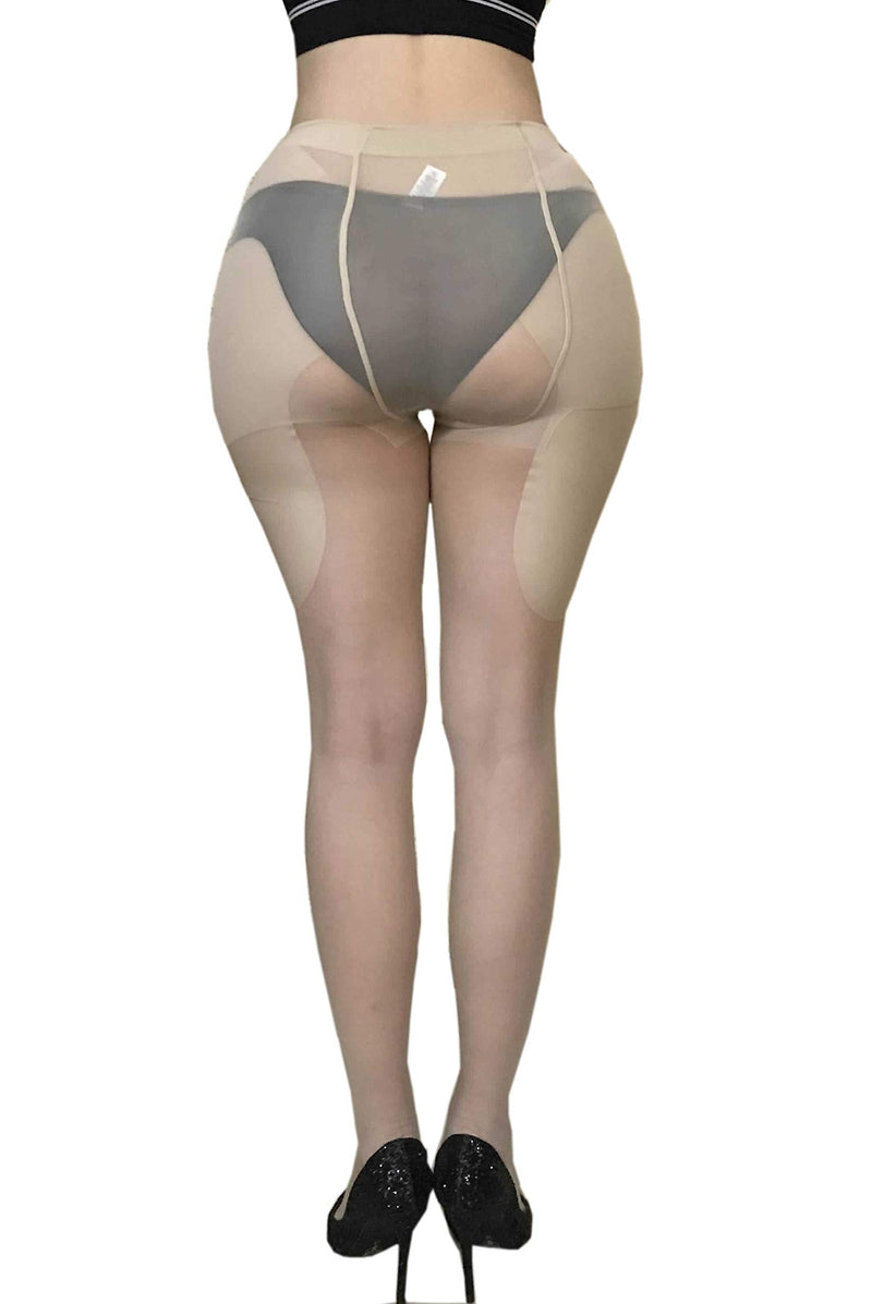 BIMEI 2PS Sponge Thigh Pads Hip Pads Sponge Thigh Pads Hip Lifting Pads X-Large Beige Self-adhesive