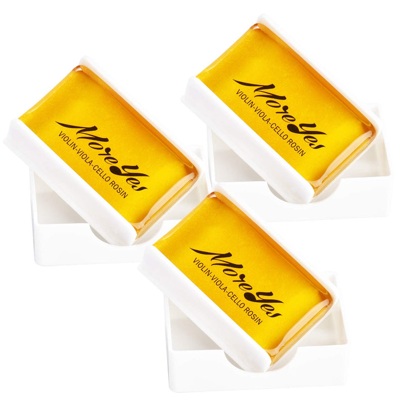 MOREYES Violin Rosin Viola Rosin Cello Bow Rosin (3 Pack Violin Viola Rosin)