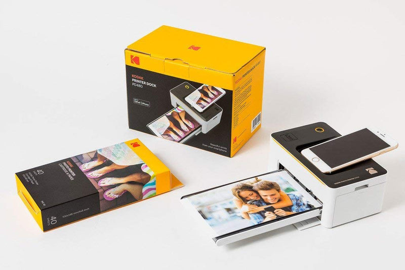 KODAK Dock Plus & Dock Photo Printer Cartridge PHC-40 – Cartridge Refill & Photo Paper - 40 Pack