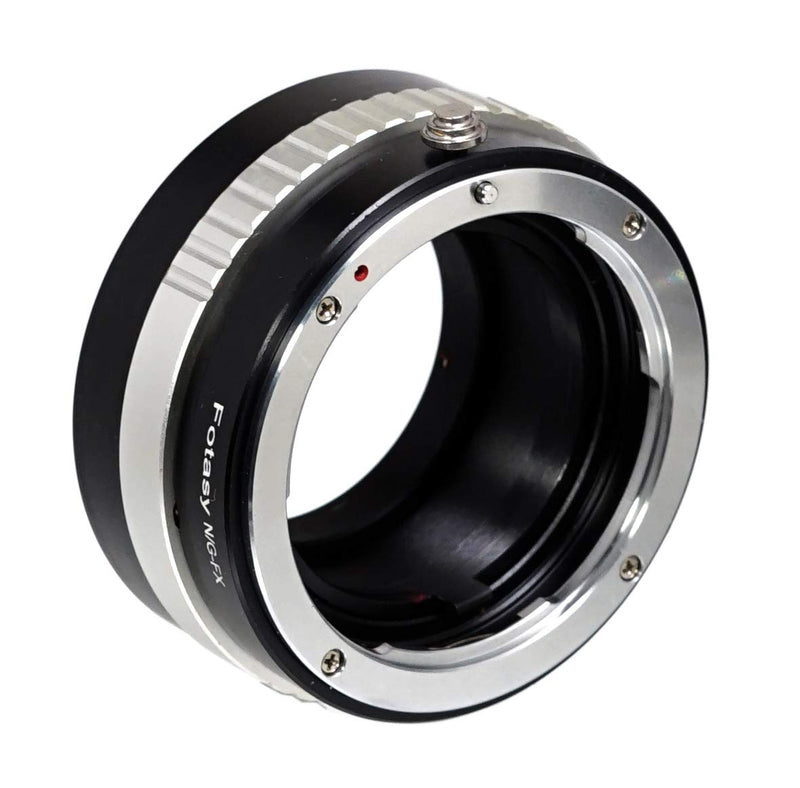 Fotasy Manual Copper Nikon G AFS lens to Fuji X Lens Adapter, Nikon F X-Mount Converter, Compatible with Fujifilm X-Pro3 X-Pro2 X-E2 X-E3 X-A5 X-A7 X-A10 X-T1 X-T2 X-T3 X-T10 X-T20 X-T30 X-T100 X-H1 Nikon G - FX Adapter