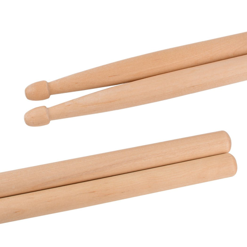 7a Drum sticks Wood Tip 7a drumsticks Maple drum sticks for kids youth (2 Pair Maple 7A Drumstick)