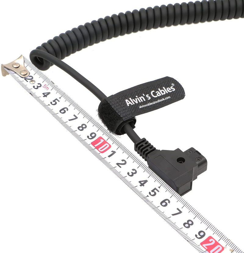 Alvin’s Cables D-Tap Male to Dtap Male Coiled Extension Cable for DSLR Rig Battery