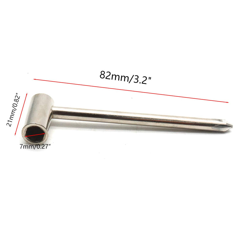 Timiy Guitar Truss Rod Box Repair Adjustment Wrench Set Neck Adjustment Luthier Tool -Pack of 3 V3