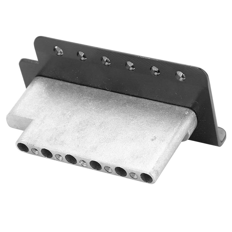 Guitar Tremolo Bridge, Tremolo System with Roller Single Locking Vibrato Bridge Tailpiece for ST Guitar (Black)