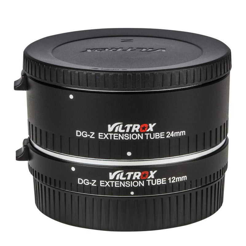 VILTROX DG-Z Metal Mount Auto Focus AF Macro Extension Tube Ring Set 12mm,24mm for Nikon Z6 Z7 Z50 Z Mount Mirrorless Camera and Lens