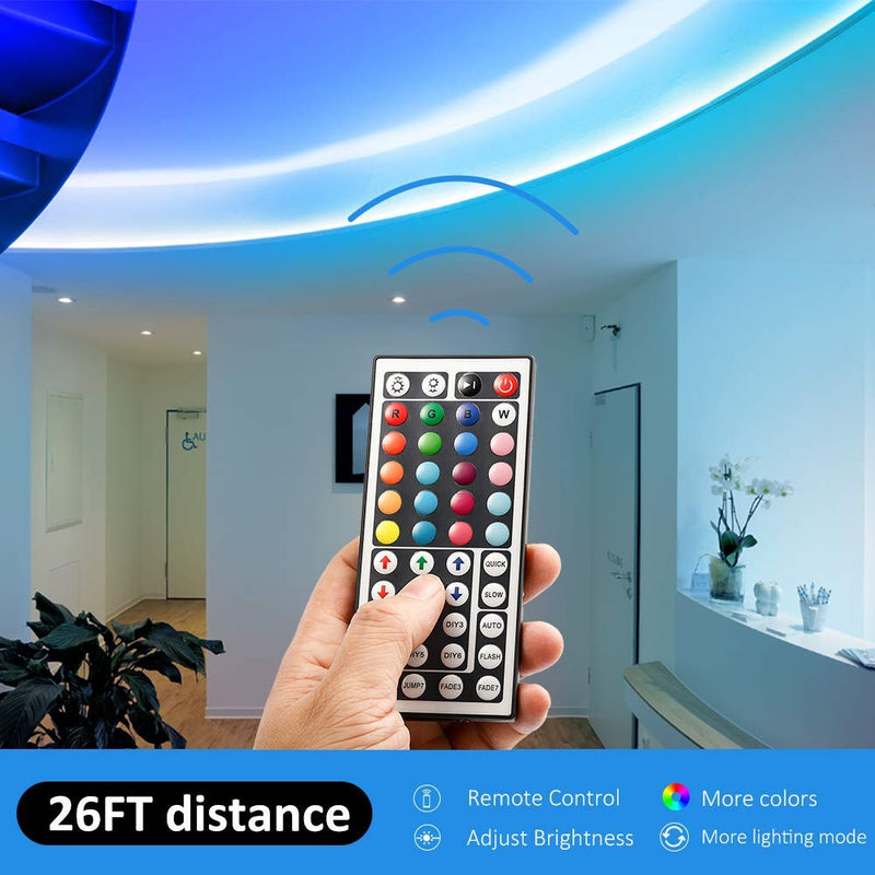 [AUSTRALIA] - 44 Key RGB LED Strip Light Remote Controller Wireless Dimmer IR Remote Control, for SMD 5050 3528 2835 RGB LED Light Strip 44 key remote 