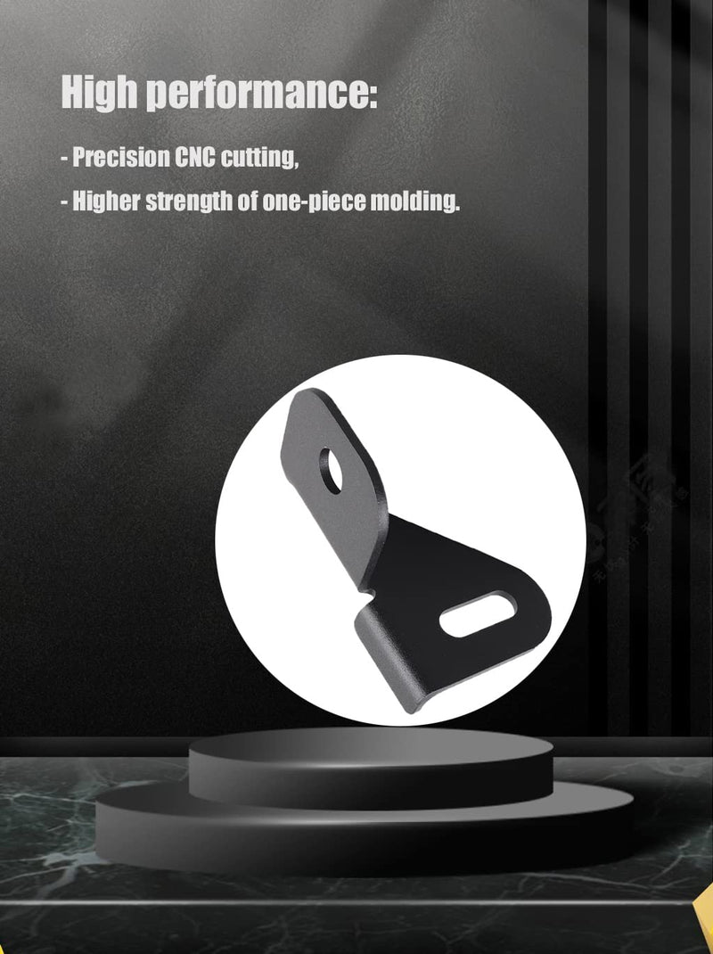 JL Antenna Mount Driver Side CB Antenna Mount, DarSeity Steel Radio Holder Mounting Bracket for Jeep Wrangler JL JLU/Jeep Gladiator JT 2018-2023
