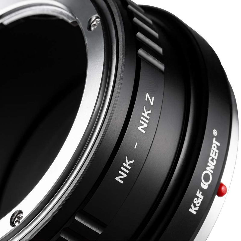 K&F Concept Lens Mount Adapter for Nikon F/AF AI AI-S Mount Lens to Nikon Z6 Z7 Camera NIK-NIK Z