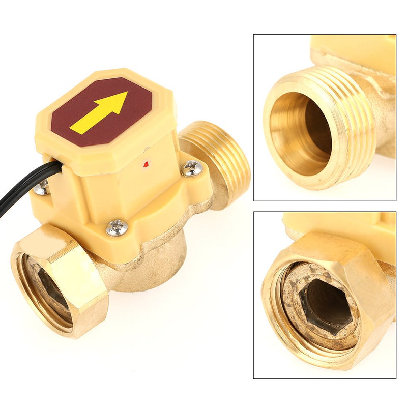 1pc Water Flow Switch Metal Pump Pressure Sensor Switch Automatic Controller Switch with G3 / 4 Interface