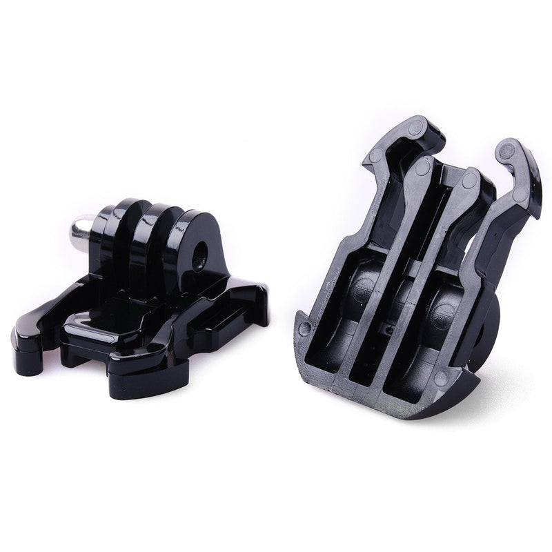 QKOO 10x Buckle Clip Basic Mount for GoPro Hero 10 9 8 7 6 5 4 3+ 3 Session MAX 2018 Fusion, DJI Osmo Action, AKASO, SJCAM, Xiaomi Yi, Dragon Touch, DBPOWER Campark APEMAN Crosstour Action Cameras