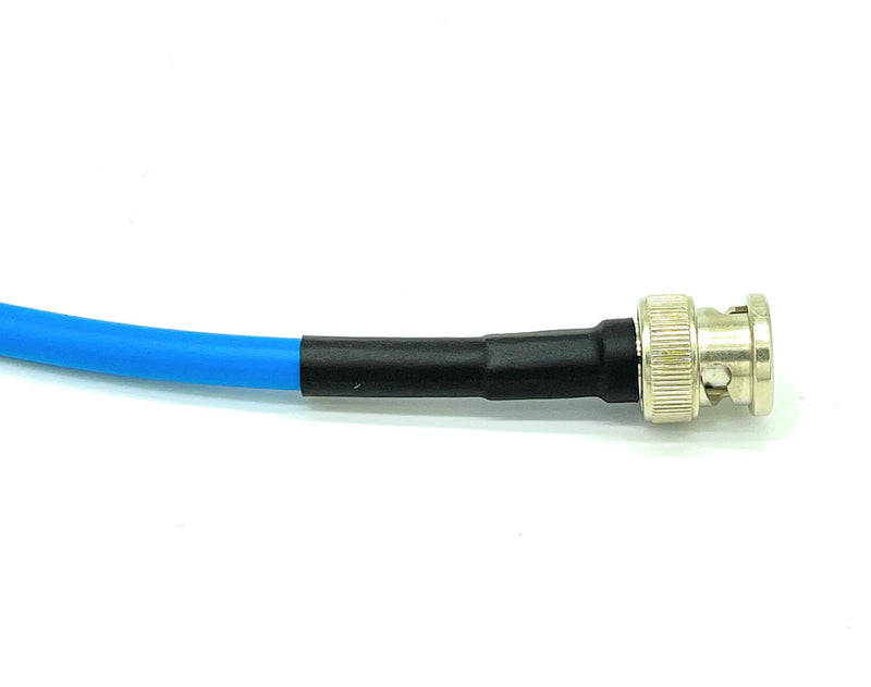 AV-Cables 3G/6G HD SDI BNC RG59 Cable Belden 1505A - Blue (1.5ft) 1.5ft