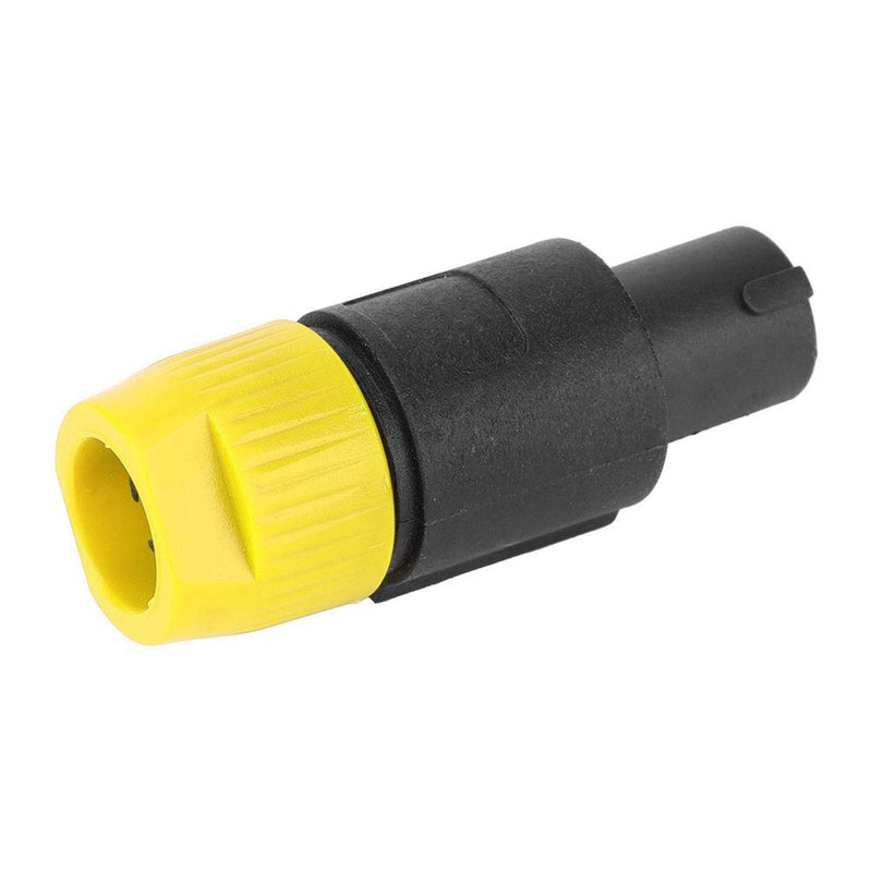 10PCS C-NL4FC Humanized Conductive Speakon Cable Adapter Connector Audio Speakon Cable Mount Connector Twist Lock Speaker Plug for Cables 6~15mm(Yellow) Yellow