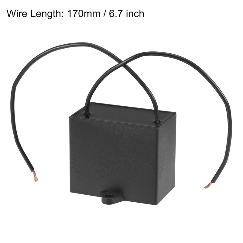 [AUSTRALIA] - uxcell Ceiling Fan Capacitor CBB61 30uF 350V AC 2 Wires Metallized Polypropylene Film Capacitor 58x49x35mm for Electric Fan Pump Motor Generator 