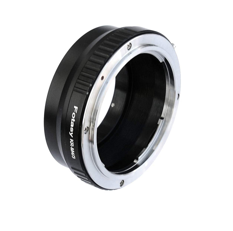 Fotasy Konica AR Lens to M4/3 Adapter, KR to MFT Mount Converter, fits Olympus E-PL8 E-PL9 E-M1 E-M5 E-M10 I II III E-PM2 E-PM1 Pen-F E-M1X/ Panasonic G7 G9 GF8 GH5 GX7 GX8 GX9 GX85 GX80 GX850 G90 G91 Konica AR Lens to M43 Adapter