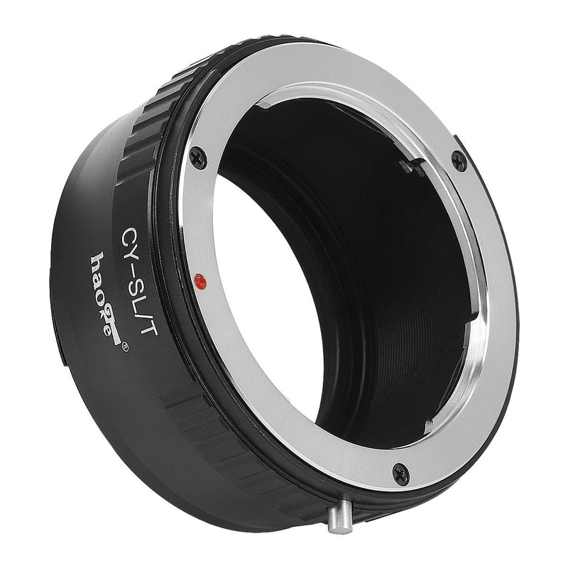 Haoge Manual Lens Mount Adapter for Contax/Yashica C/Y CY Lens to Leica L Mount Camera Such as T, Typ 701, Typ701, TL, TL2, CL (2017), SL, Typ 601, Typ601, Panasonic S1 / S1R