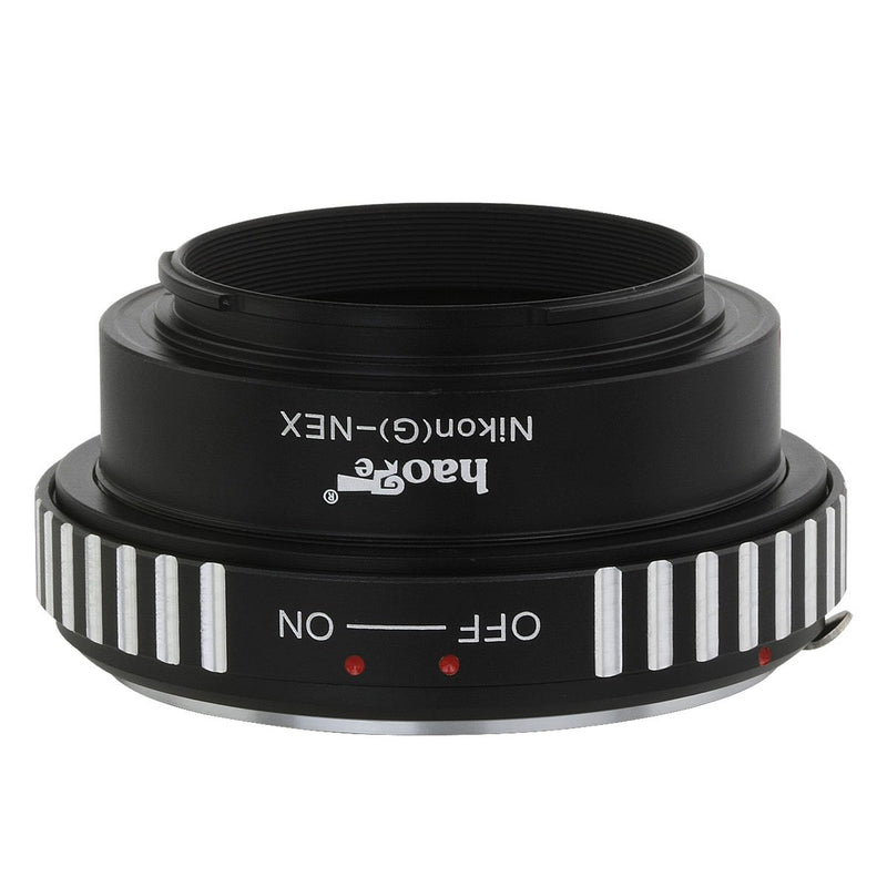 Haoge Lens Mount Adapter for Nikon G/F/AI/AIS/D Mount Lens to Sony E Mount NEX Camera as a3000 a3500 a5000 a5100 a6000 a6400 a6500 A7 A7R A7S A7II A7RII A7SII A7III A7RIII A9 VG20 VG30 FS700 FS7 FS5