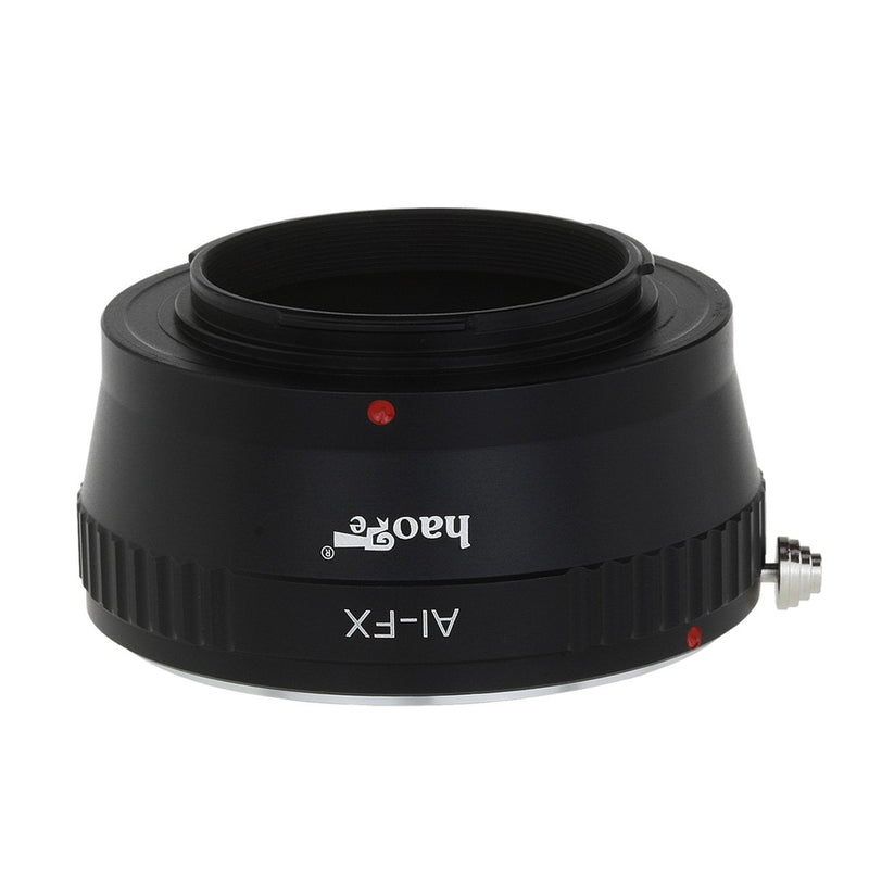 Haoge Lens Mount Adapter for Nikon Nikkor F Mount AI AI-S Lens to Fujifilm Fuji X FX mount Camera as X-A3 X-A5 X-A10 X-A20 X-E1 X-E2 X-E2s X-E3 X-H1 X-M1 X-Pro1 X-Pro2 X-T1 X-T2 X-T3 X-T10 X-T20 X-T30