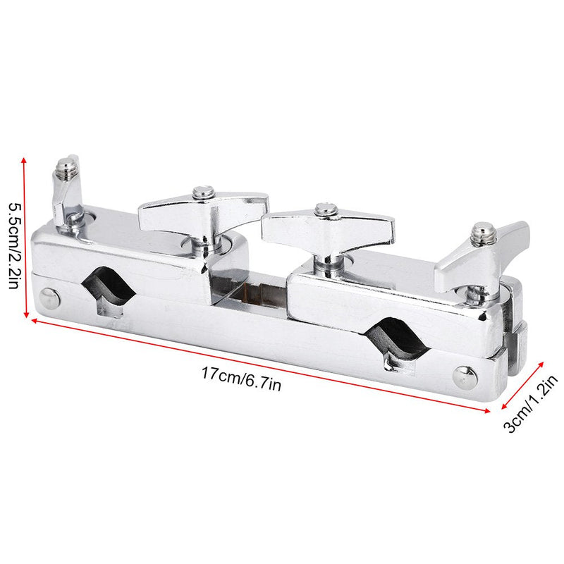Jeanoko Drum Kit Bracket for Cowbell Accessory for Connecting Drum Set As Clamp Holder.