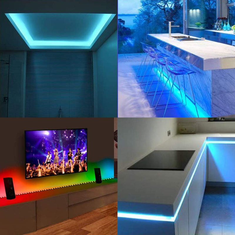 [AUSTRALIA] - LED Strip Lights, Timelux LED 5050SMD 6.56ft TV Backlight RGB Strip USB Powered for 32-60’’ TV, Living Room Decor, PC Monitor with 24 Keys Remote Control 