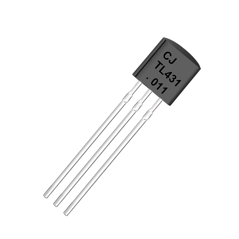 Chanzon 100pcs TL431 TO-92 Voltage Regulator 1-100mA Shunt Regulator Transistor
