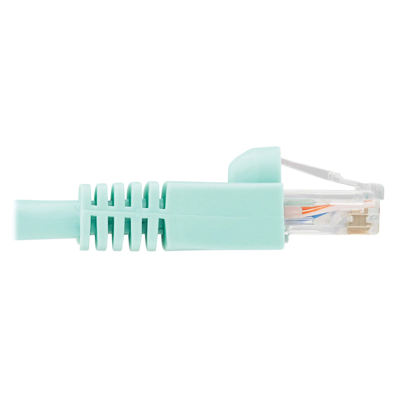 Tripp-Lite N261-007-AQ Augmented Cat6 (Cat6a) Snagless 10G Certified Patch Cable, (RJ45 M/M) - Aqua, 7-ft.