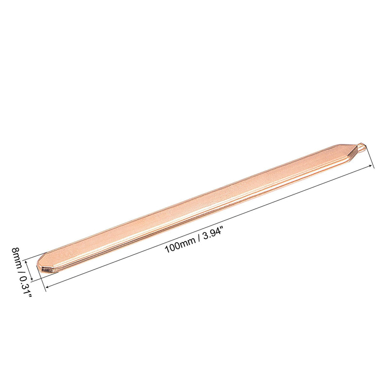 [AUSTRALIA] - uxcell Copper Flat Heat Pipe for Cooling Laptop CPU GPU Heatsink 100mm x 8mm x 3mm 