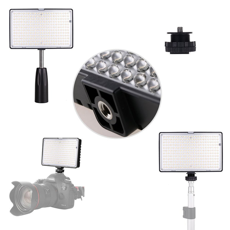 SAMTIAN LED Video Light with Remote Control 1200Lm 240 LED Camera Panel Light with Rechargeable Battery for DSLR Cameras TL-240AS LED Light