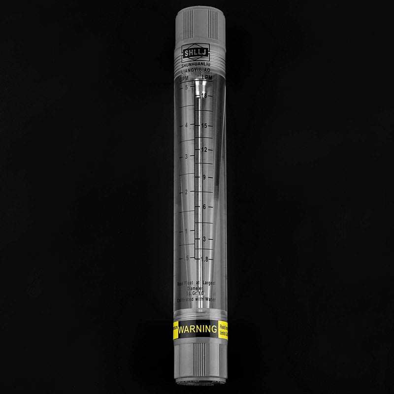 Water Flow Meter,Liquid Flow Meter,PC Cooling Flow Meter for Measuring The Flow Rate of Liquid Medium(0.5-5 GPM / 1.8-18 LPM)