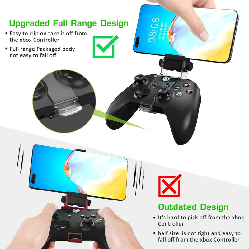 OIVO Phone Controller Clip Mount Compatible with Xbox One, Phone Holder Clamp for Xbox One/Xbox One S/Xbox One X Controllers