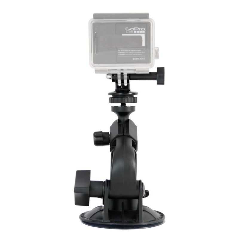 Delkin Devices Fat Gecko Mini Suction Camera Mount with GoPro Adapter (DDMNT-MINI-GP) , Black