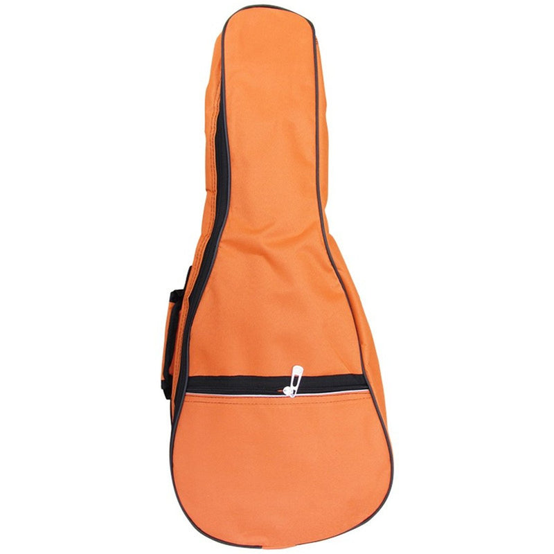 Ukuee Colourful Waterproof Ukulele Case with 5MM Sponge Padding Adjustable Shoulder Strap 26 Inch Orange